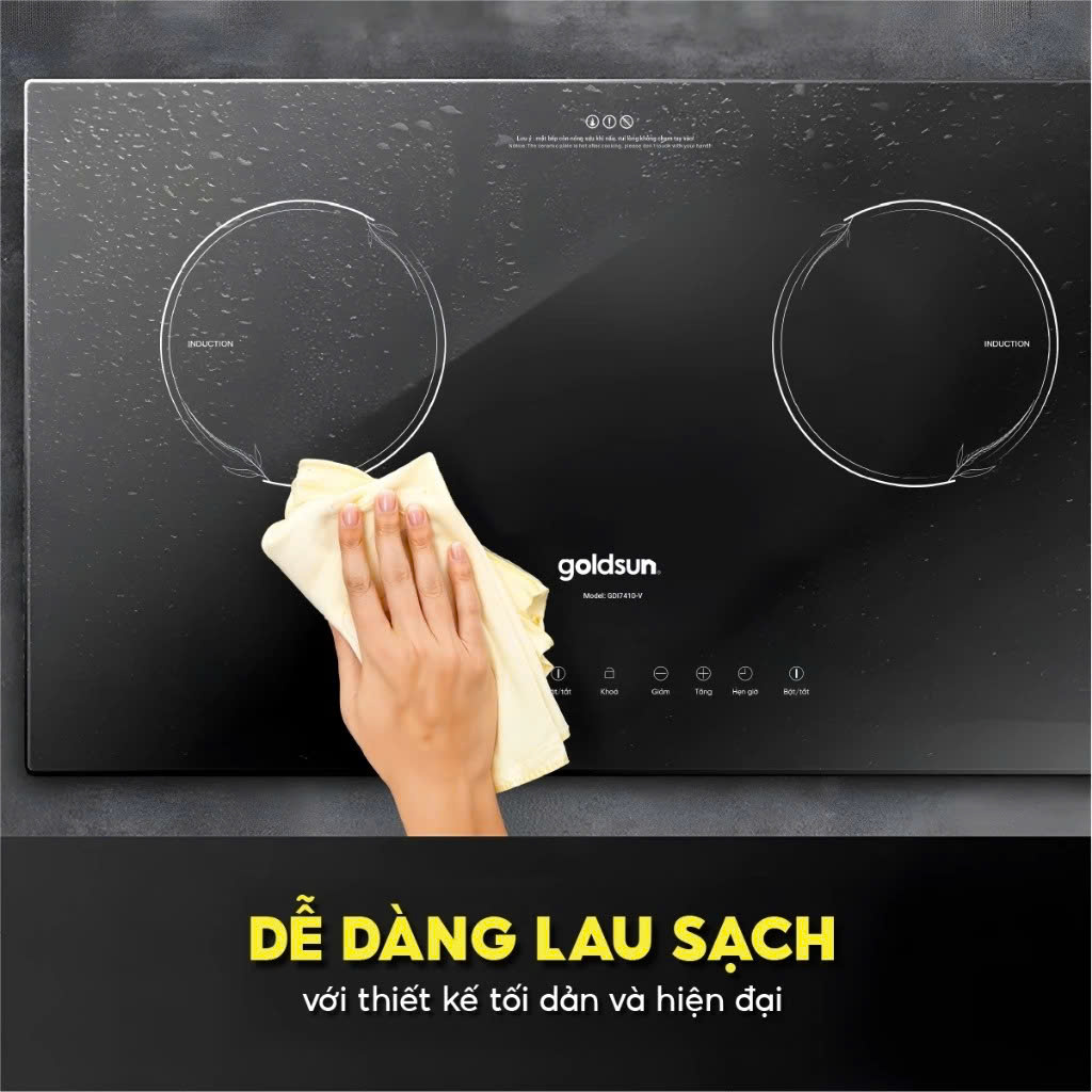 Bếp từ đôi Goldsun GDI7410-V (4000W)