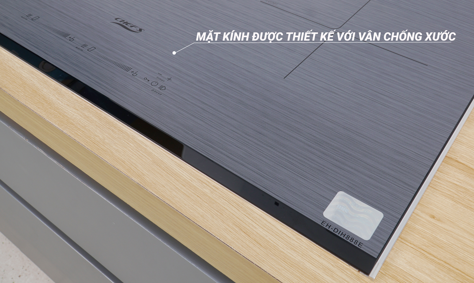 Bếp từ đôi Inverter Chef's EH-DIH888E-Germany