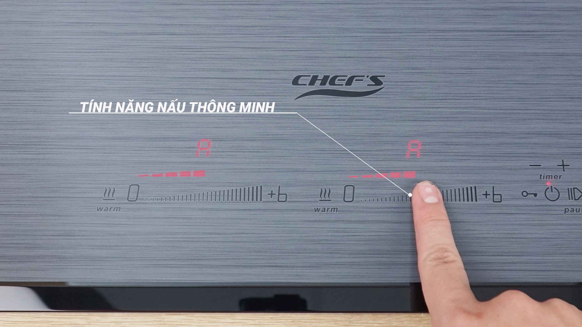 Bếp từ đôi Inverter Chef's EH-DIH888E-Germany