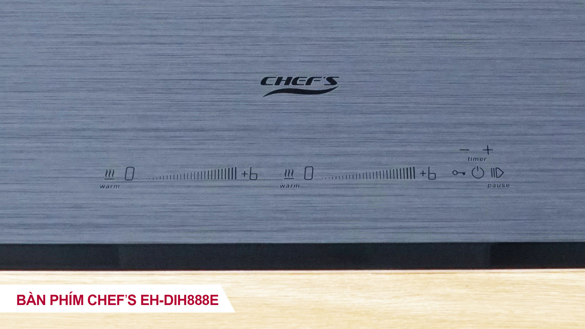 Bếp từ đôi Inverter Chef's EH-DIH888E-Germany