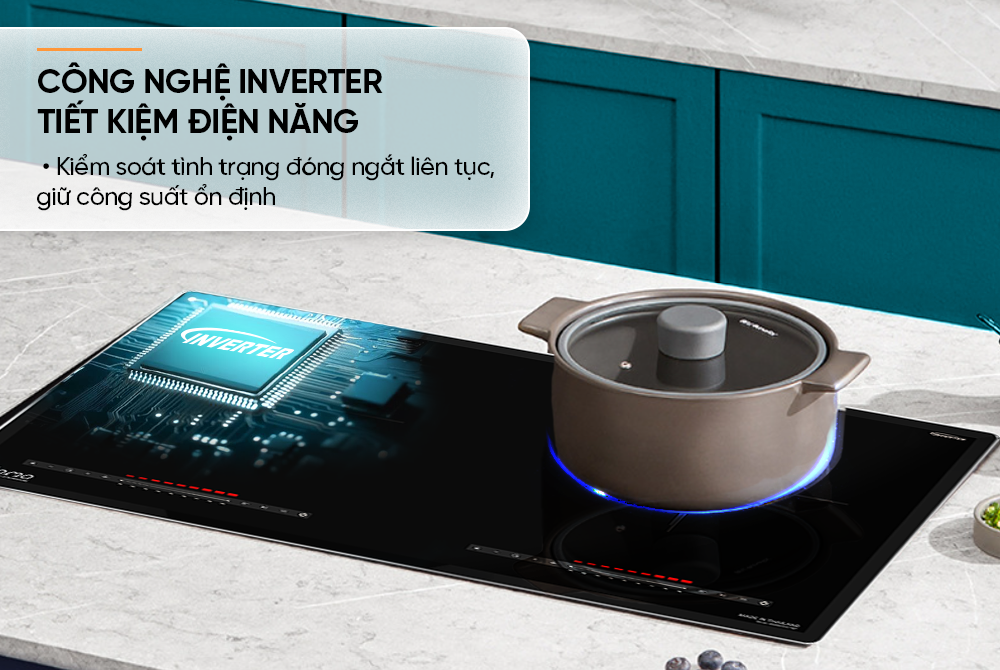 Bếp từ đôi Sunhouse Mama MMB82102-TMT- Thailand