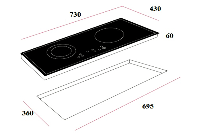 Bếp từ đôi Teka IR 721