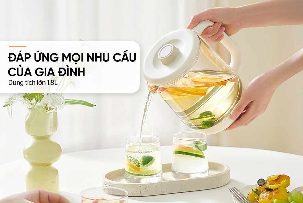 Bình đun nấu đa năng 1.8L Sunhouse SHD1335