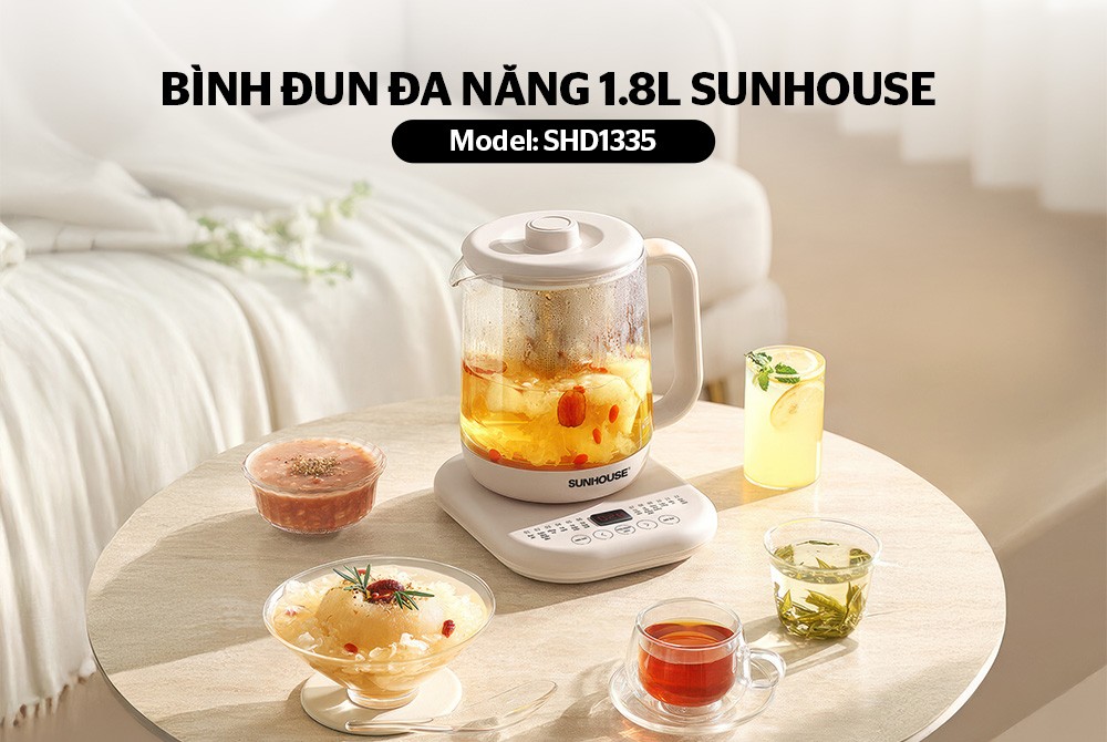 Bình đun nấu đa năng 1.8L Sunhouse SHD1335