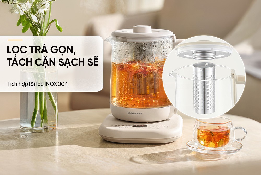 Bình đun nấu đa năng 1.8L Sunhouse SHD1335