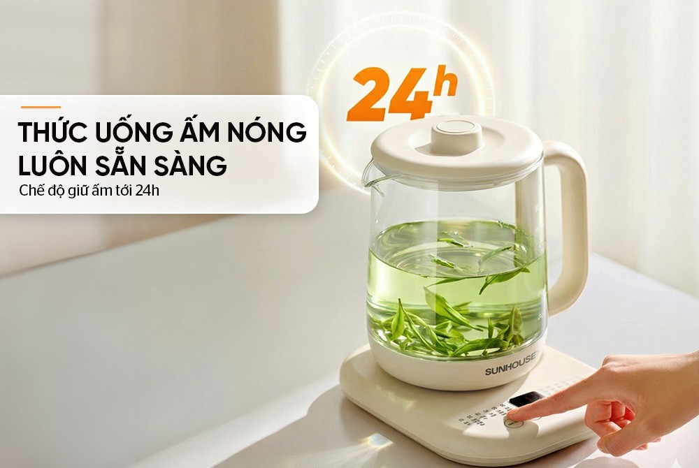 Bình đun nấu đa năng 1.8L Sunhouse SHD1335
