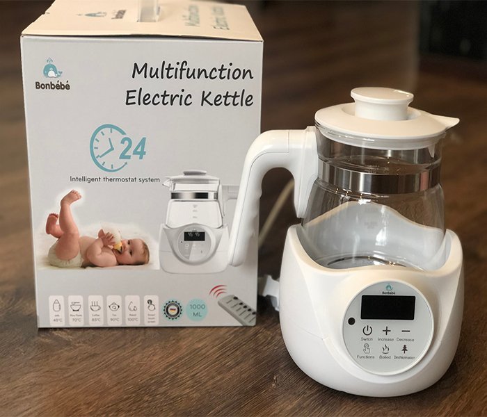 Ấm siêu tốc có điều khiển từ xa 1 lít Bonbébé BB-06 700W