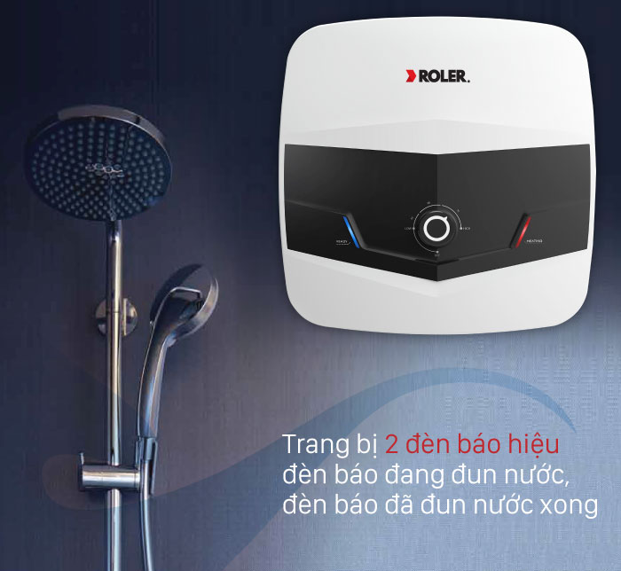 Bình nóng lạnh gián tiếp 30L Roler WH-8113 (Kiểu vuông)