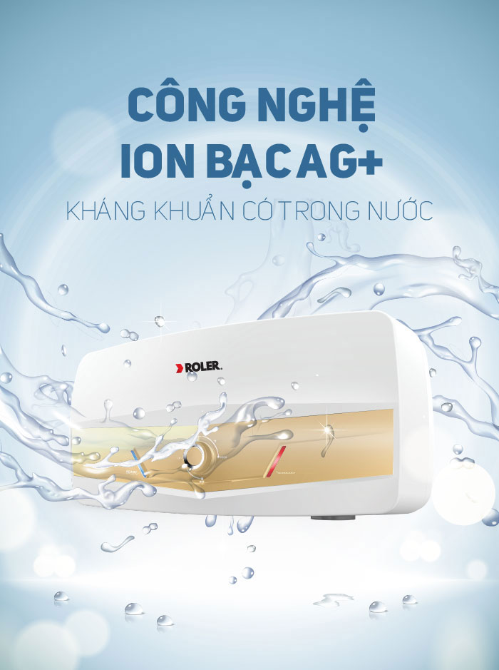 Bình nóng lạnh gián tiếp 30L Roler WH-8115 (Kiểu ngang)