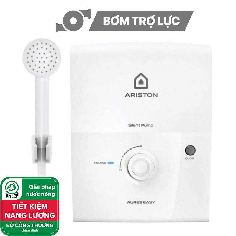 Bình nóng lạnh trực tiếp Ariston 4,5KW Aures Easy 4.5P