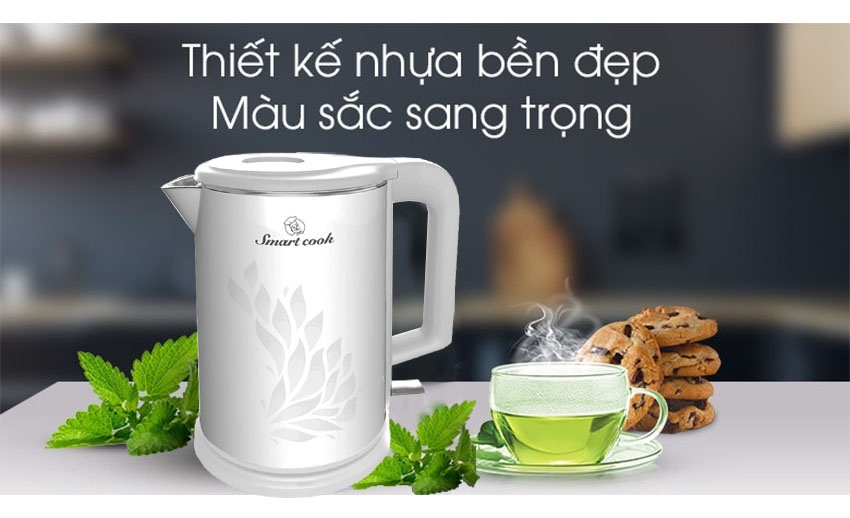 Bình siêu tốc 2 lớp 1,5L Smartcook KES/KEE-3868