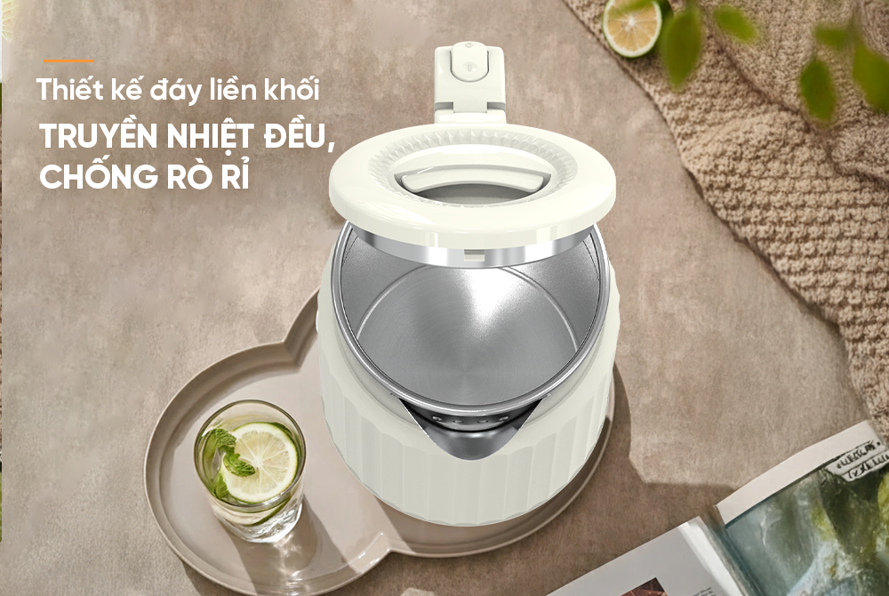 Bình siêu tốc inox 2 lớp 2L Sunhouse Mama SHD1395