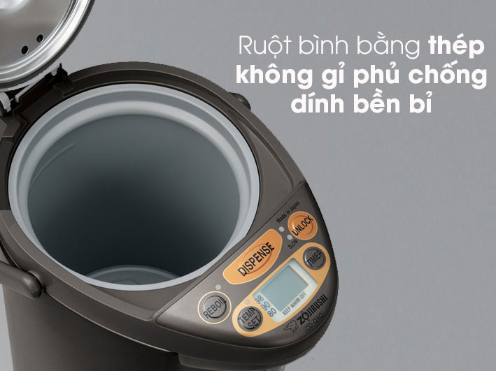 Bình thủy điện 4L Zojrushi CD-QAQ40-TA-Japan