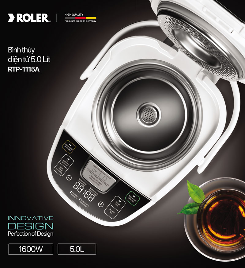 Bình thủy điện tử 5 Lít Roler RTP-1115A