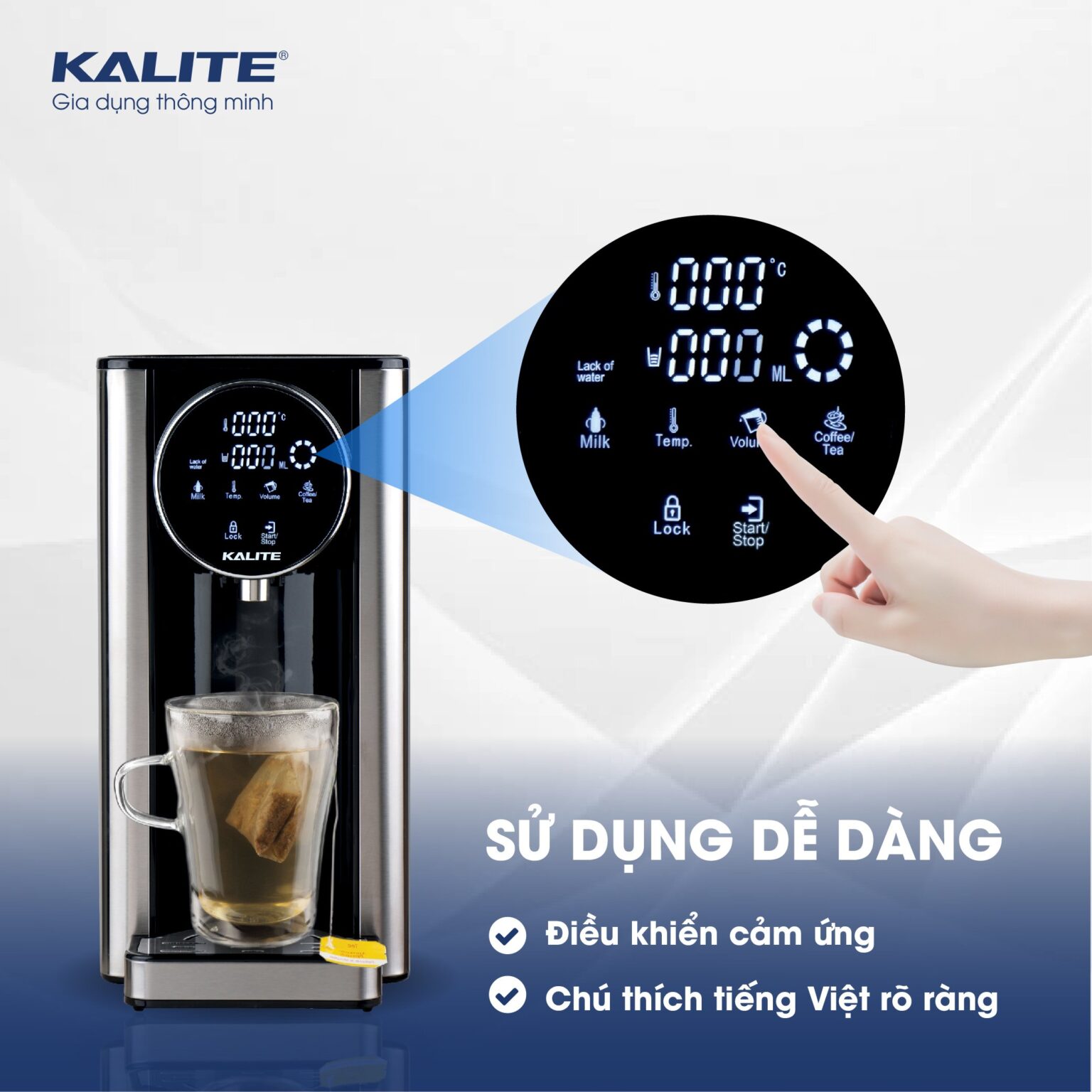 Bình Thủy Đa Năng Kalite 2.7L KL-888
