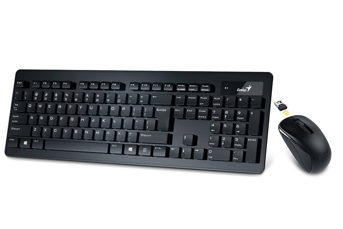 Bộ bàn phím chuột không dây Genius Slimstar 8005