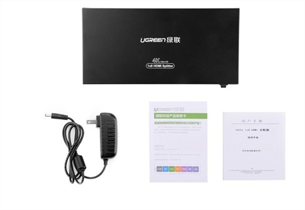 Bộ chia 1 ra 8 cổng HDMI 1.4 chính hãng Ugreen 40203