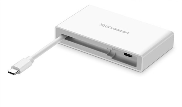 Bộ chia USB-C ra 4 cổng USB 3.0 hỗ trợ 1 cổng USB-C Ugreen UG-30278