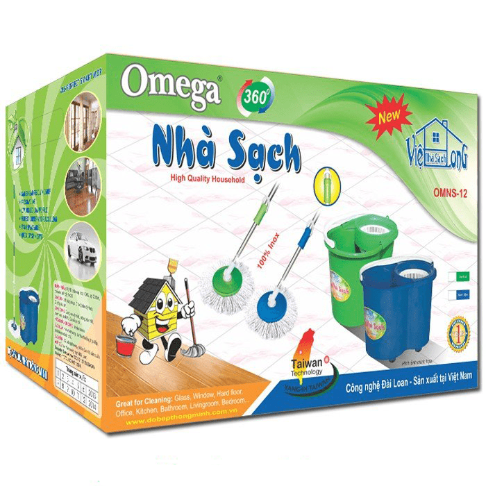Bộ chổi lau nhà Omega - OMNS12