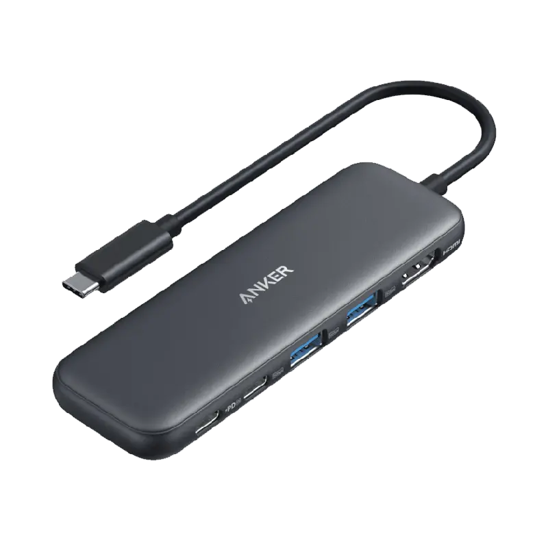 Bộ chuyển đổi 5 trong 1 USB-C, hiệu Anker A8355H11