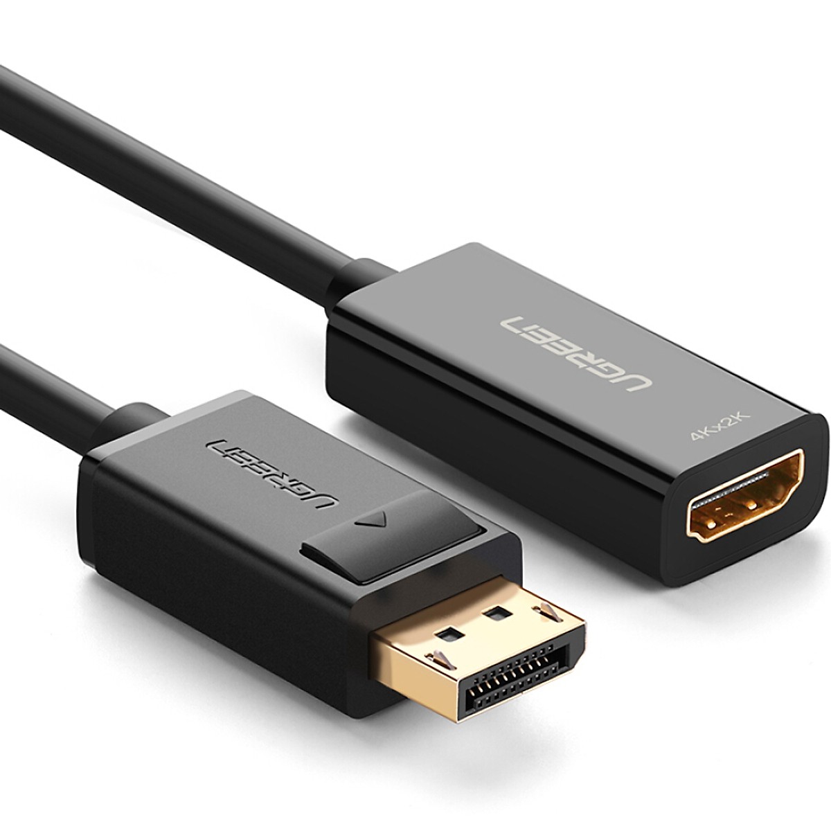Bộ chuyển đổi DisplayPort sang HDMI hỗ trợ 4K, màu đen Ugreen (40363) MM137