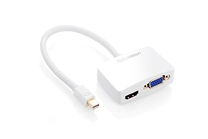 Bộ chuyển đổi mini Displayport sang VGA + HDMI Ugreen (10427) MD108