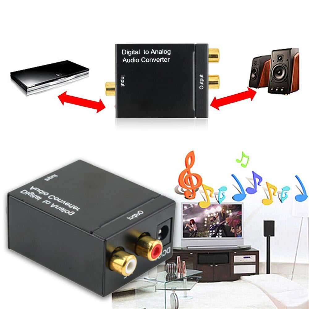 Bộ chuyển đổi quang ra AV (Digital to Analog Audio Converter)