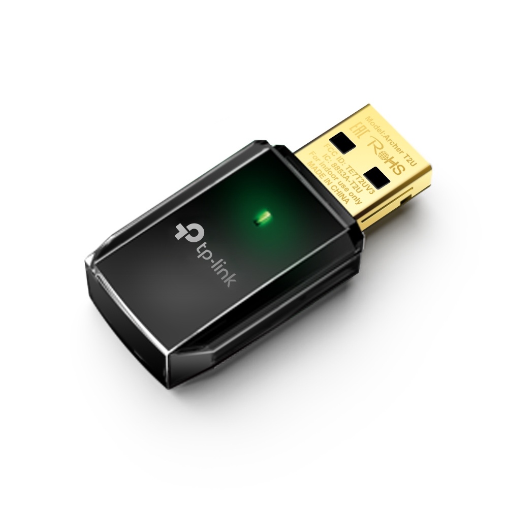Bộ chuyển đổi USB băng tần kép không dây AC600 - Archer T2U