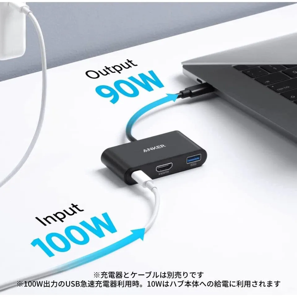 Bộ chuyển đổi USB-C 3 trong 1, hiệu Anker A8339HA1