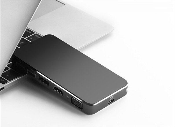 Bộ chuyển đổi USB type C sang HDMI/VGA/Displayport + USB 3.0 hỗ trợ sạc cổng USB-C Ugreen 40872