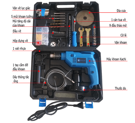 Bộ dụng cụ cầm tay Kachi MK89