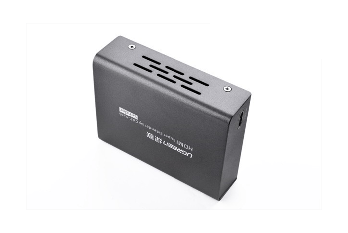 Bộ kéo dài tín hiệu HDMI 50m, 70m, 100m qua cáp lan Cat5,6 Ugreen UG-40210 (IR)