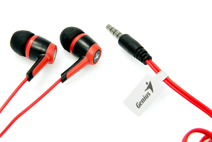 Tai nghe nhét tai HS-M225 Đỏ Genius (Có Micro)