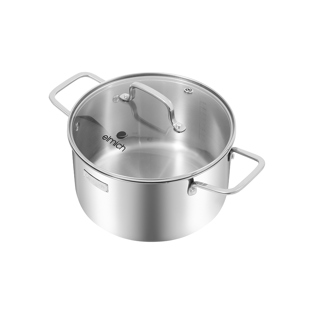Bộ nồi 3 chiếc inox liền khối Elmich EL2488IN01