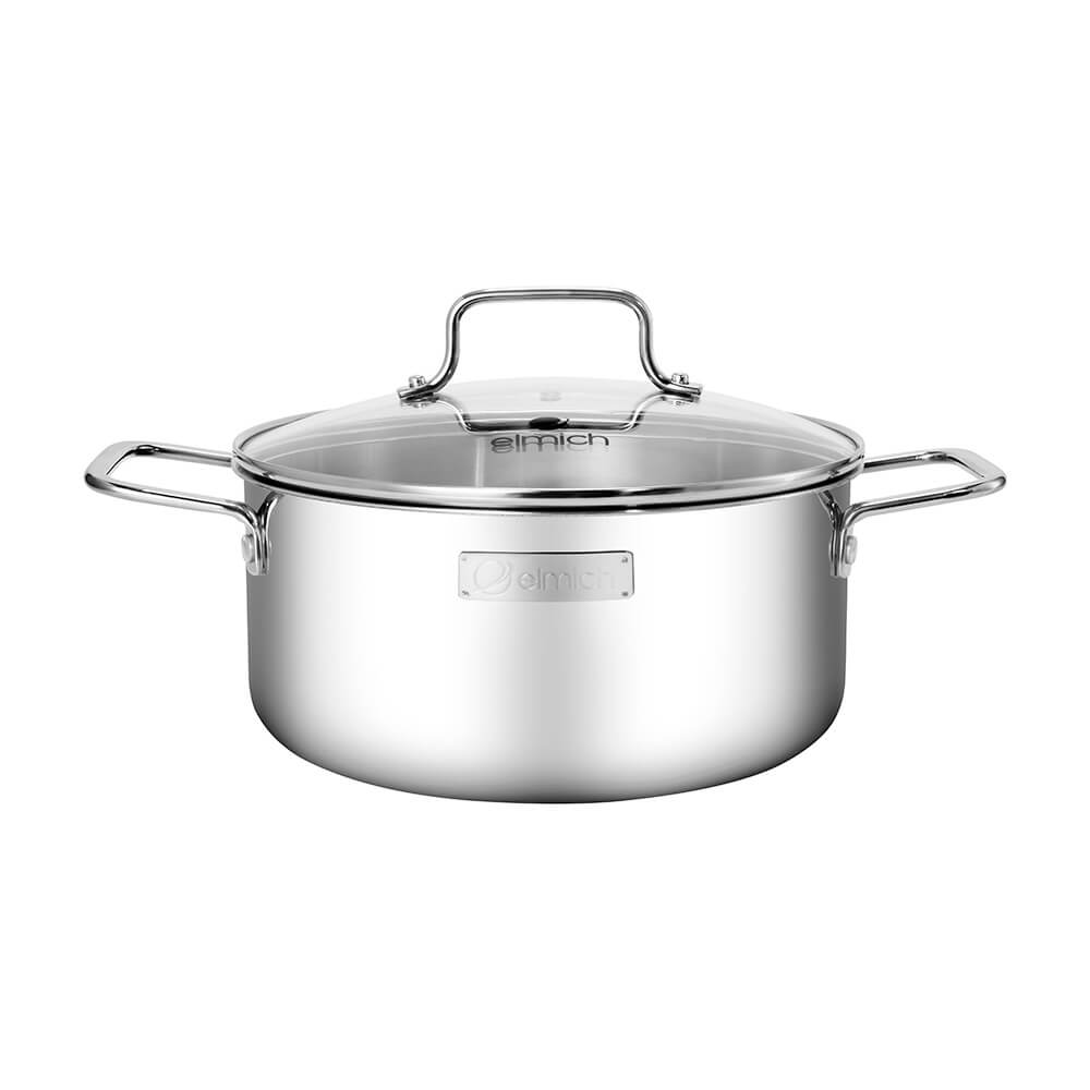 Bộ nồi 4 chiếc inox liền khối Elmich EL2476