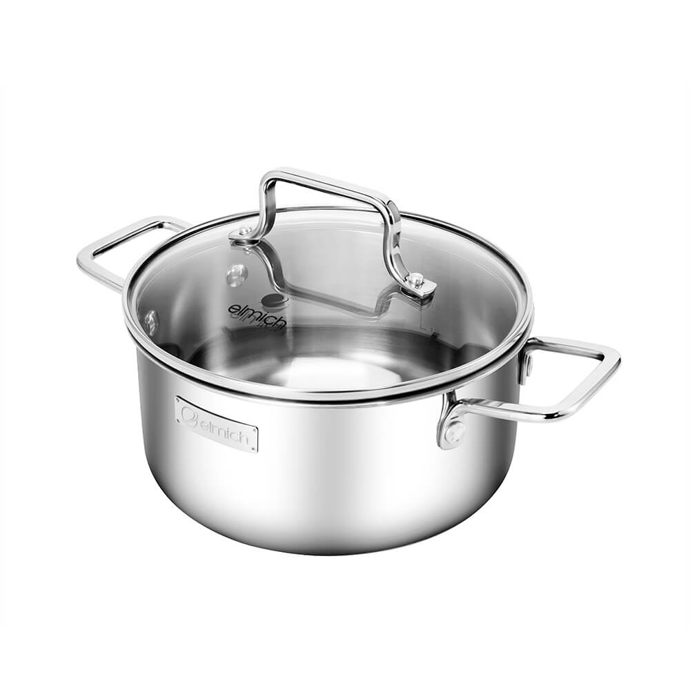 Bộ nồi 4 chiếc inox liền khối Elmich EL2476