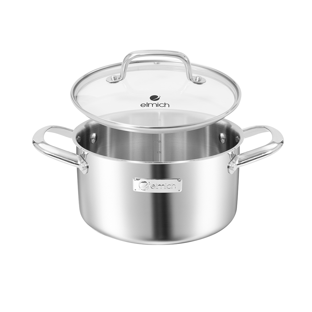 Bộ nồi 4 chiếc inox liền khối Elmich EL2485IN01