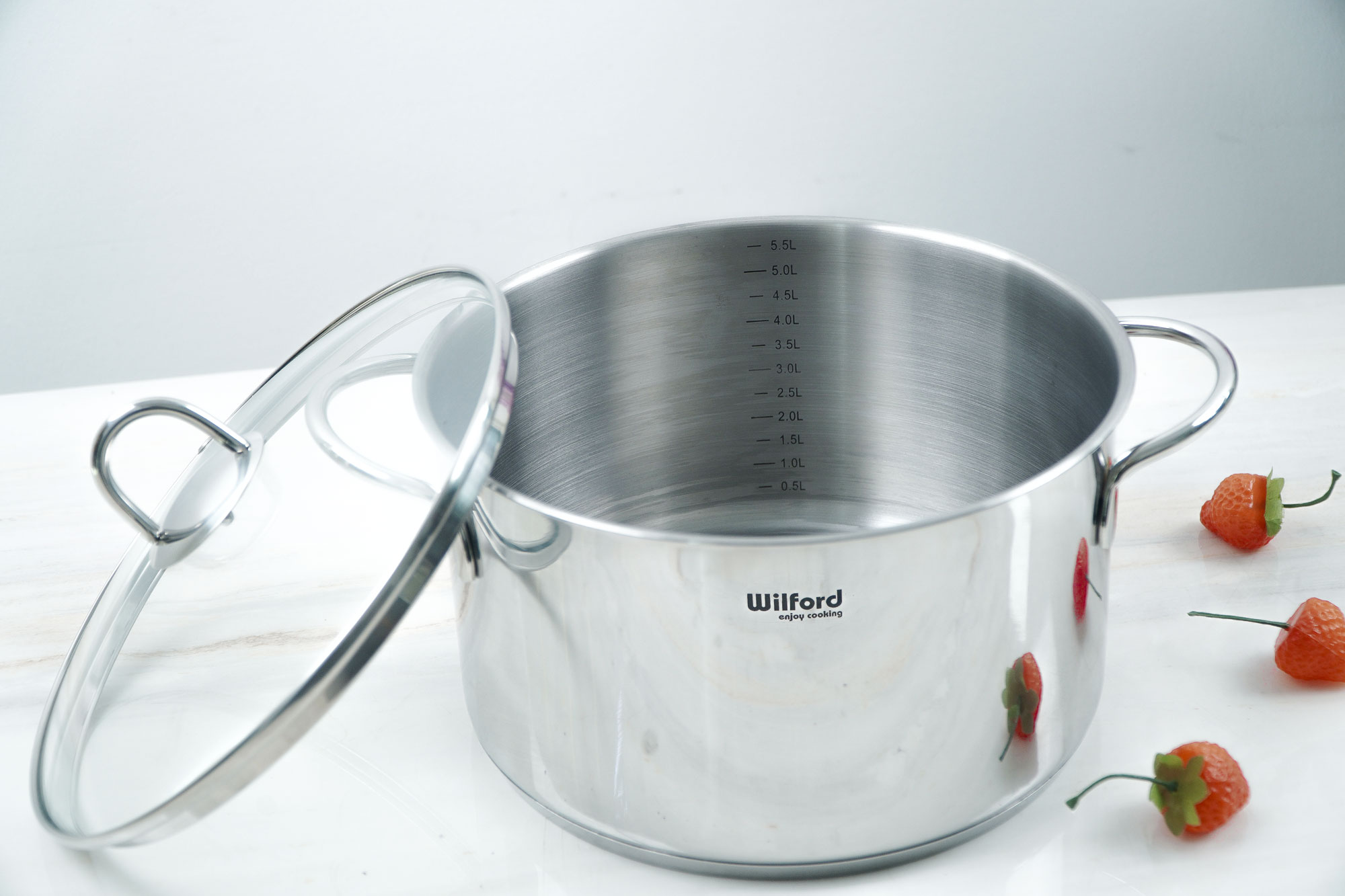 Bộ nồi 7 chiếc inox Chef's Wilford WF7Plus