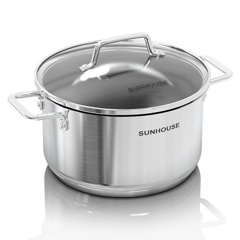 Bộ nồi chảo inox 304 Sunhouse SHG601