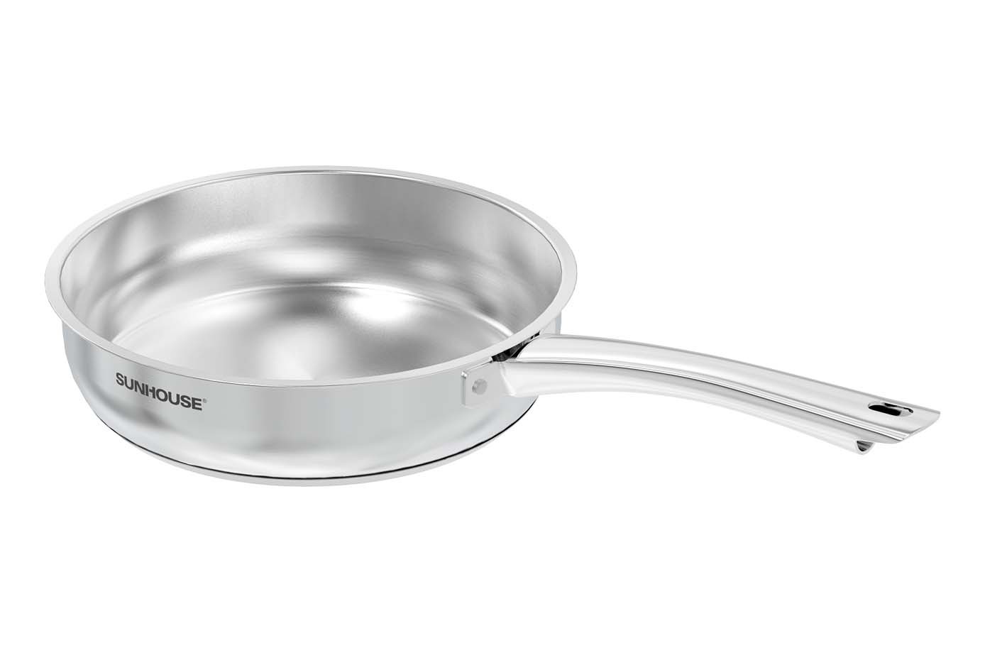 Bộ nồi chảo inox impact plus Sunhouse Healthy SHG991