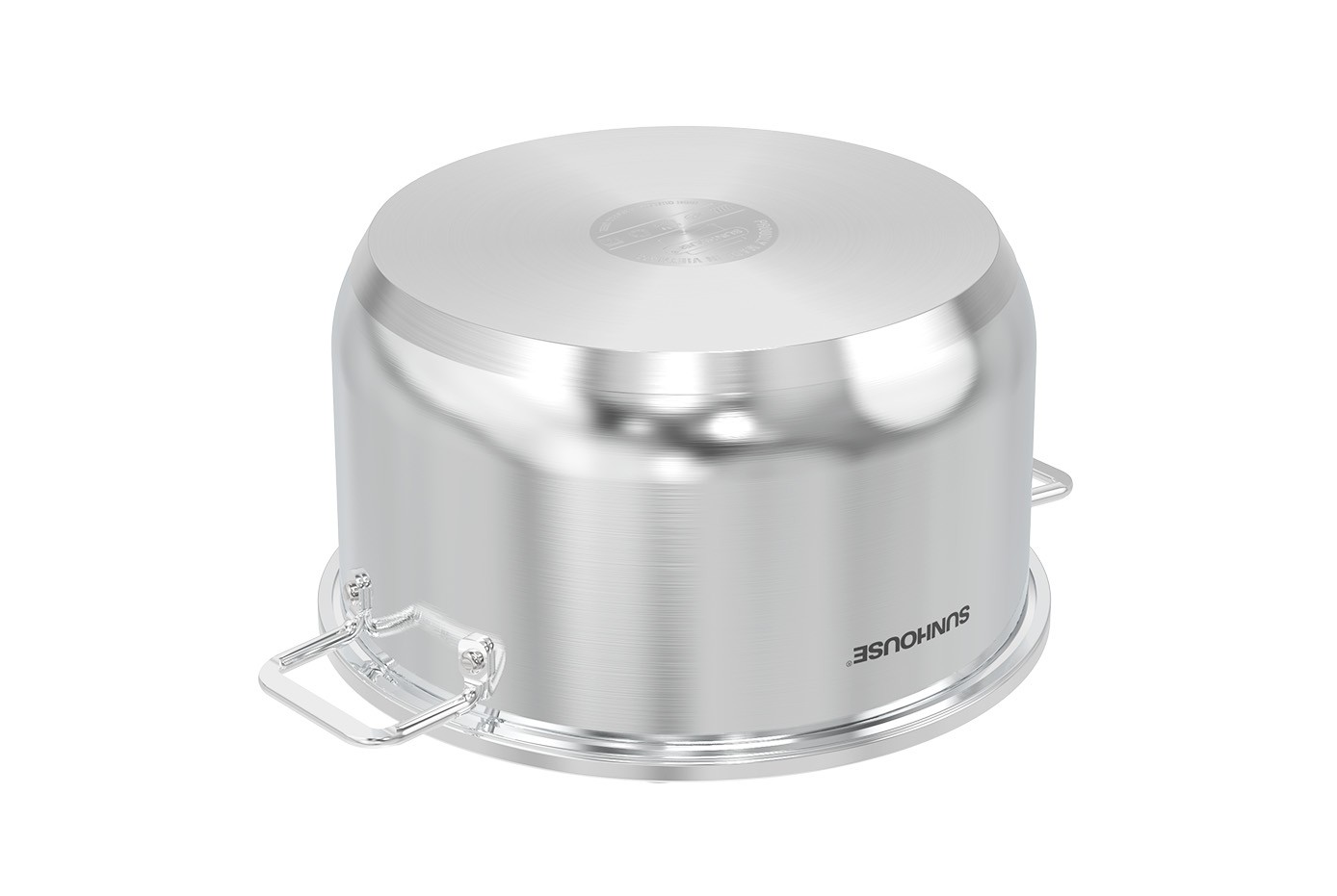 Bộ nồi chảo inox impact plus Sunhouse Healthy SHG991