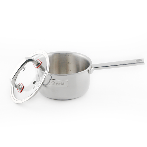 Bộ nồi chảo sang trọng 3 lớp liền đáy Elmich Diamon EL3329