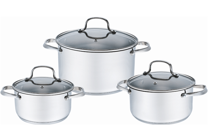 Bộ nồi 3 chiếc inox Smartcook EL3330 (2353330)