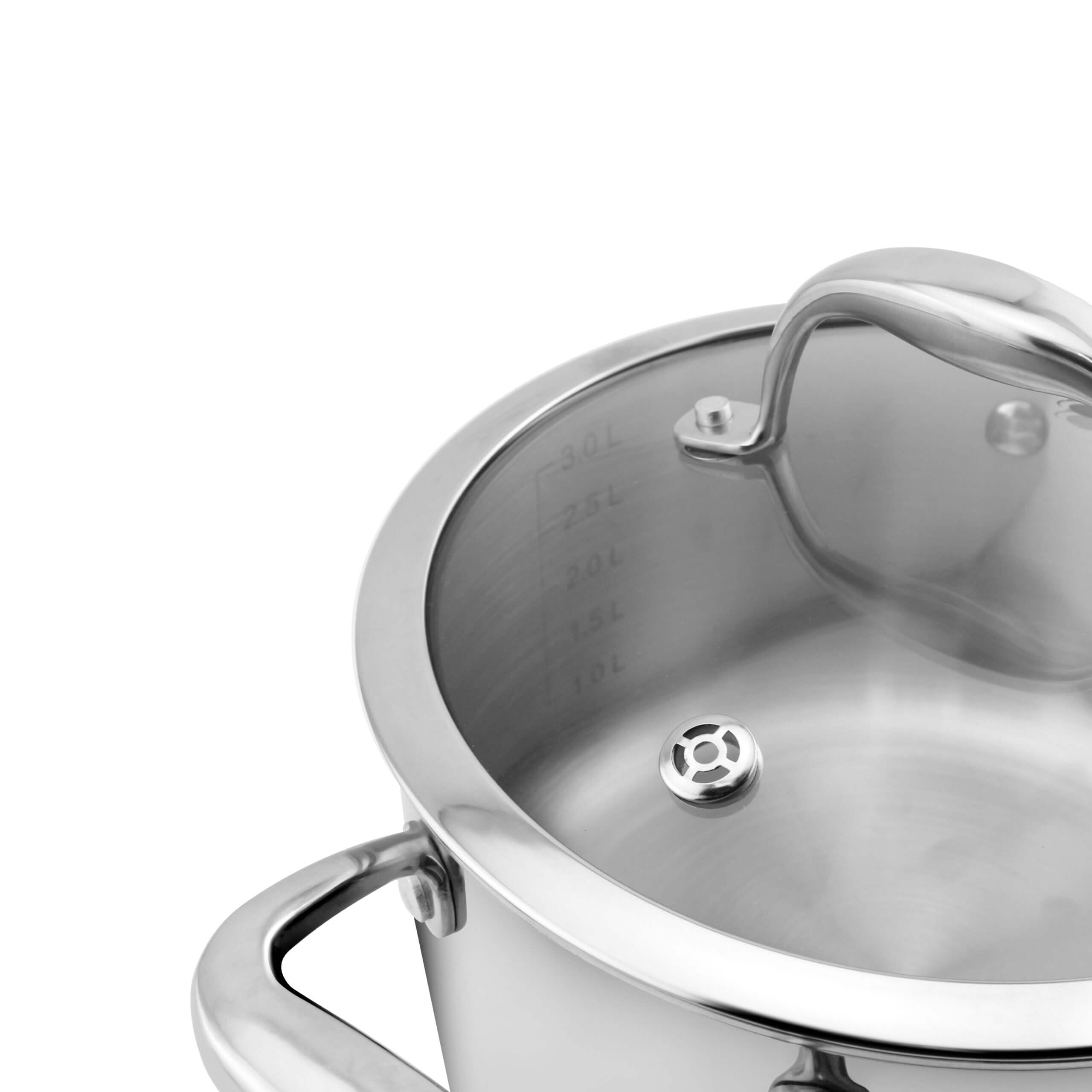 Bộ nồi inox 3 lớp đáy liền Elmich Tri-max XS EL-3743