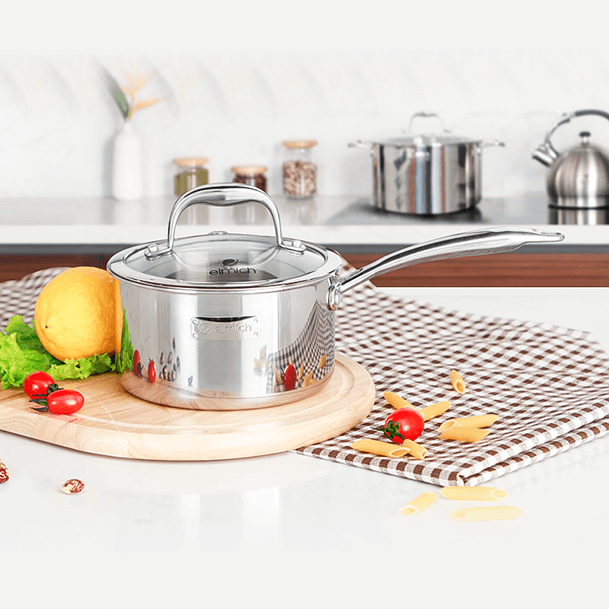Bộ nồi inox 3 lớp đáy liền Elmich Tri-max XS EL-3743