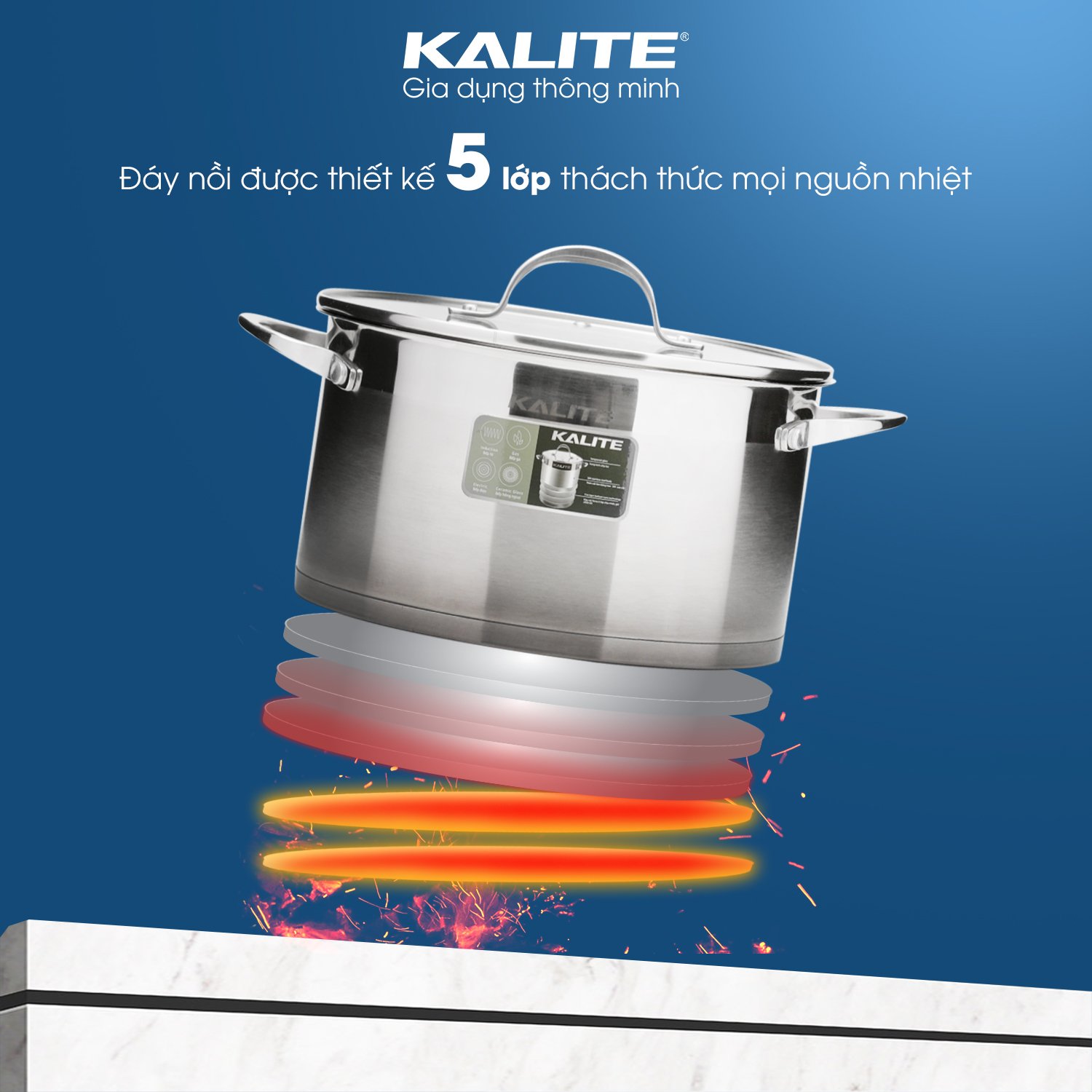Bộ nồi Inox KALITE KL-333