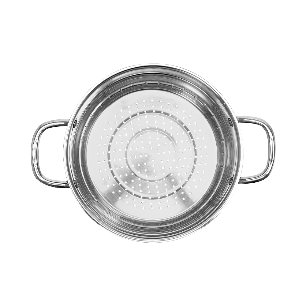 Bộ nồi xửng hấp 2 chiếc inox 304 đáy 5 lớp Elmich size 28cm EL-2533IN28