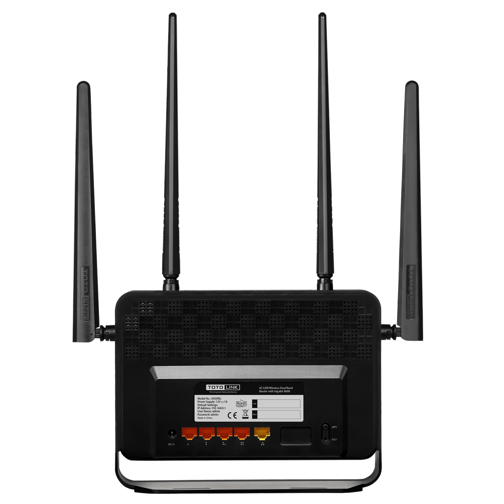 Bộ phát Wifi băng tần kép Gigabit AC1200 TOTOLINK A950RG - BH 30 ngày