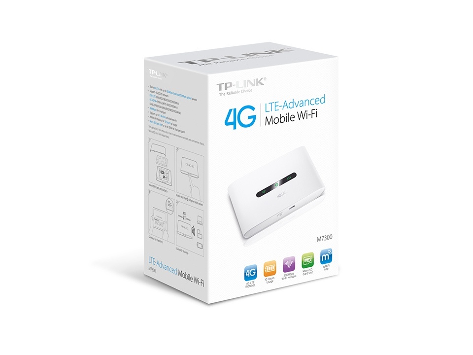 Bộ phát Wifi di động từ sim 4G TP-Link M7300