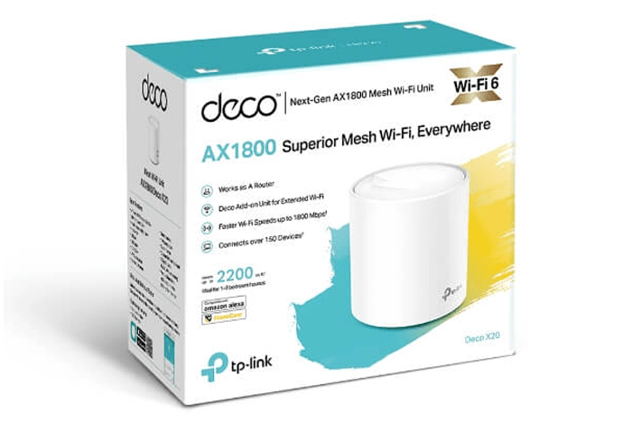 Bộ phát Wifi Mesh cho gia đình chuẩn AX3000 TPLink Deco X60 (1 pack)